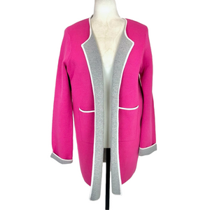 Rain & Rose pink open cardigan